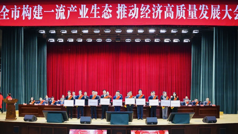 虹元商管获评“2023年度乐清市十大服务业重点企业”