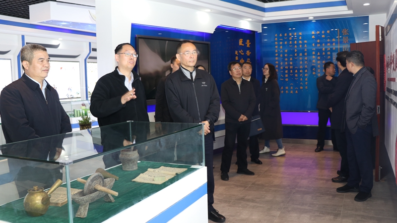 省人大常委会委员、社会建设委员会副主任委员王敏一行调研景岳堂